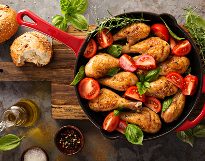 Do: Mediterrane Geflügelpfanne